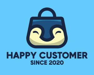 Happy Penguin Bag logo design