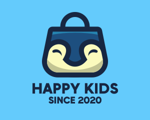 Happy Penguin Bag logo design