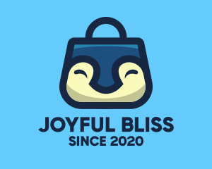 Happy Penguin Bag logo design