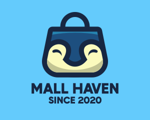 Happy Penguin Bag logo design