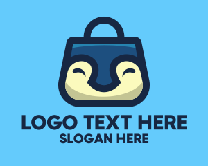 Happy Penguin Bag Logo