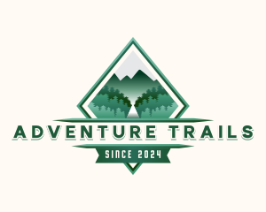 Mountain Forest Adventure logo design