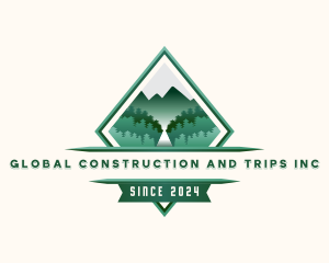 Mountaineer - Mountain Forest Adventure logo design