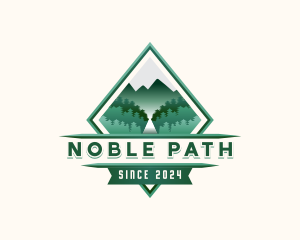 Mountain Forest Adventure logo design