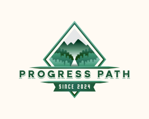 Mountain Forest Adventure logo design