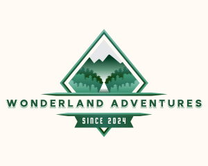 Mountain Forest Adventure logo design