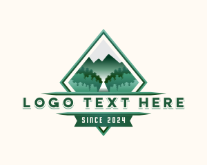 Adventure - Mountain Forest Adventure logo design