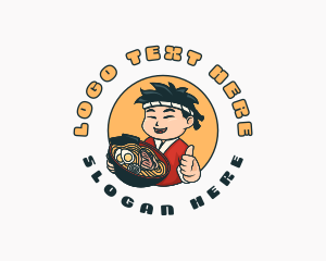 Badge - Asian Ramen Chef logo design