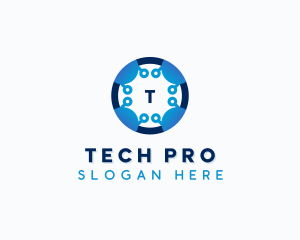 Technology AI Developer logo design