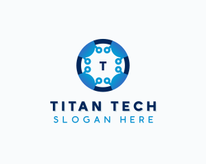 Technology AI Developer logo design