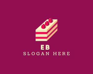 Strawberry Cheesecake Cake Logo