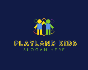 Kids Daycare Learning Center logo design