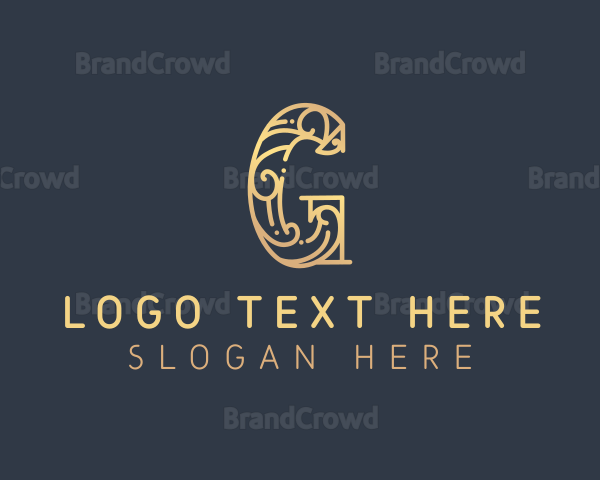 Elegant Decorative Letter G Logo