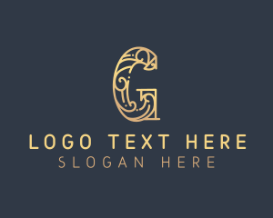 Deluxe - Elegant Decorative Letter G logo design