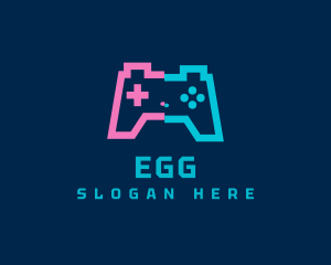 Glitch Game Controller Logo