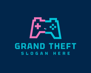 Glitch Game Controller Logo