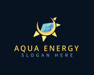 Sun Energy Panel logo design