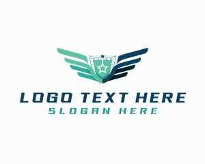 Privacy - Winged Shield Aeronautics logo design