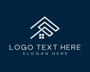Architecture - Home Roofing Real Estate logo design