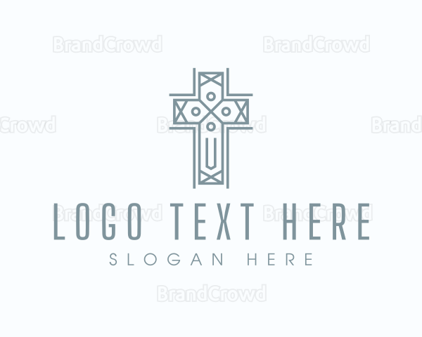 Religion Cross Faith Logo