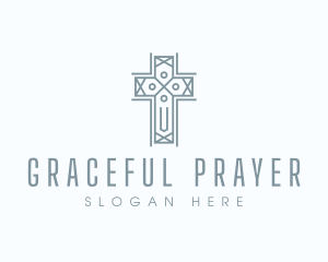 Religion Cross Faith logo design