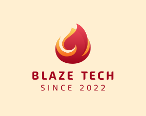 Blaze - Flame Blazing Heat logo design