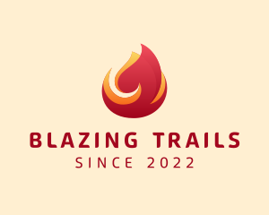 Wildfire - Flame Blazing Heat logo design