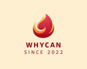 Spicy - Flame Blazing Heat logo design