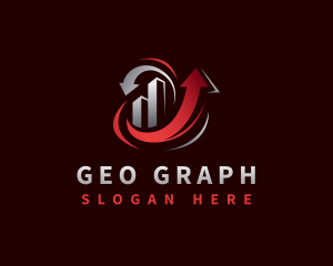 Accounting Analytics Graph logo design