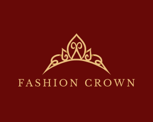 Beauty Pageant Tiara logo design