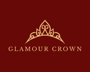 Pageant - Glam Pageant Tiara logo design