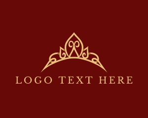 Boutique - Glam Pageant Tiara logo design