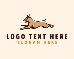 Playing - Pet Dog Tricks logo design