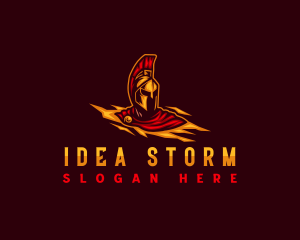 Spartan Gladiator Warrior Logo