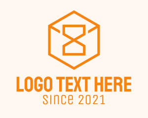 Hexagon - Box Hour Glass logo design