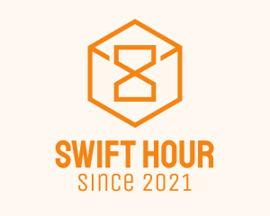 Box Hour Glass logo design