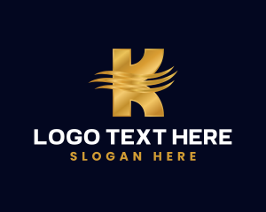 Corporate - Premium Wave Letter K logo design