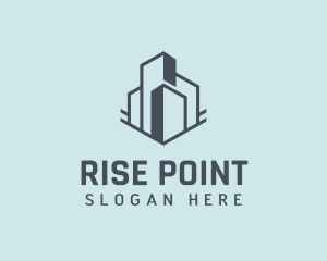 City Building High Rise Property logo design