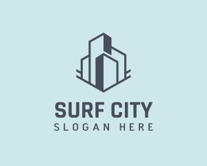 City Building High Rise Property logo design