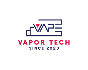 Vapor - Modern Vape Smoke logo design