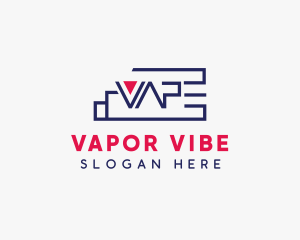 Vape Smoke Word logo design