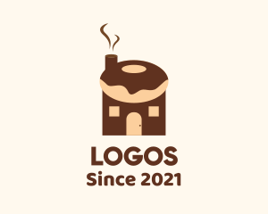 Dessert - Donut House Factory logo design