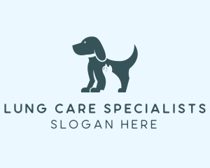 Pet Care Dog Cat logo design