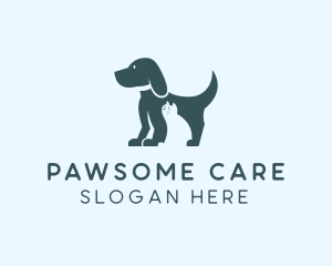 Pet Care Dog Cat logo design
