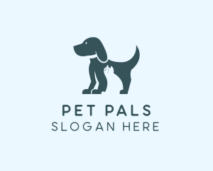 Pet Care Dog Cat logo design