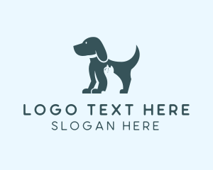 Pet Care - Pet Care Dog Cat logo design