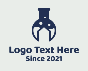Lab - House Mixture Flask logo design
