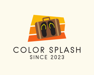 Colorful Summer Sandals logo design