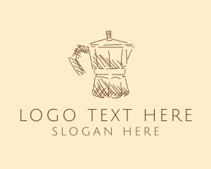 Coffee Espresso Percolator Logo