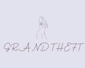 Aesthetician - Boutique Feminine Naked Body logo design